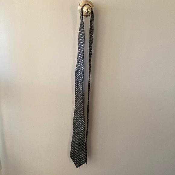 HC Henry Christian Made in Great Britain Green Tie with Design - Picture 1 of 5